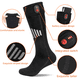 thumbnail image 4 of Calcetines térmicos eléctricos de algodón puro de tubo largo para esquí, calcetines casuales para hombres y mujeres, calcetines térmicos y cálidos con carga, 4 of 5