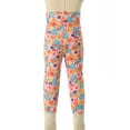 thumbnail image 2 of Zaldita Kids Girls Cartoon Print Leggings Tights Colorful Stretchy Yoga Pants Active Wear Colorful Floral 140, 2 of 7