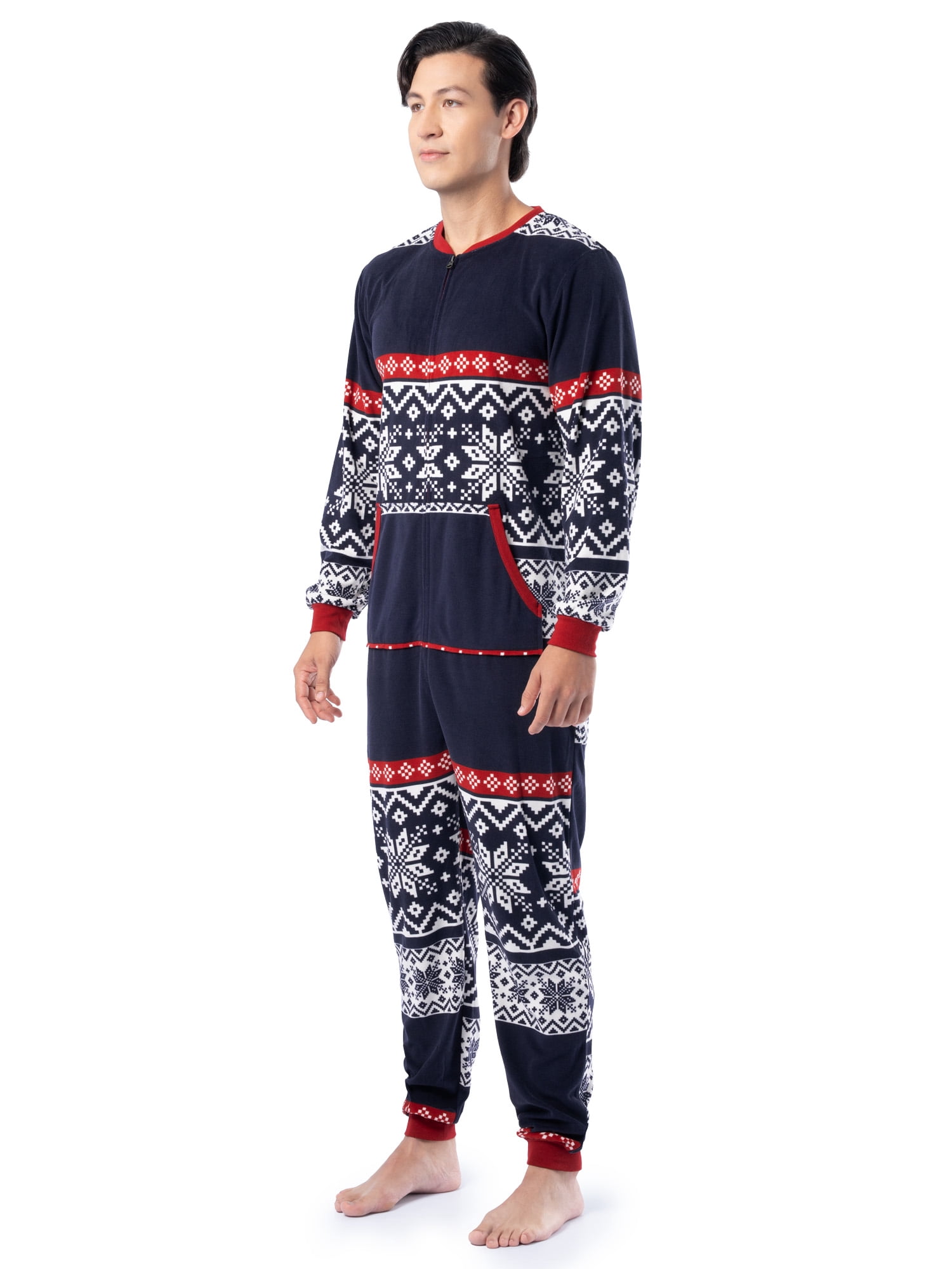 Fruit of the Loom Men's Solid & Printed Pajama Union Suit, Sizes S-5XL