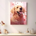 thumbnail image 2 of Golden Retriever Dogs Wall Art, Lovely Dog Canvas Art, Home living room décor, Pets Canvas - Dog Gift Valentines Day for Him and Her, 2 of 4