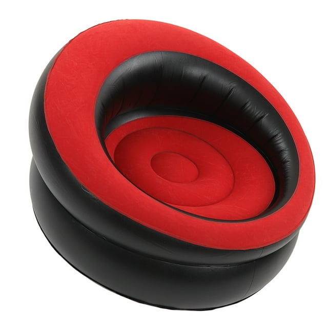 Fauteuil Sofa Gonflable, Canapé Gonflable Léger à Gonflage Rapide pour Salon Rouge, Gris