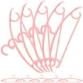 thumbnail image 4 of FELTECHELECTR 10Pcs Clothes Hanger Pink 41.6X20CM Plastic Thick Wide Shoulder, 4 of 8