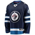 thumbnail image 2 of Men's Fanatics Cole Koepke Navy Winnipeg Jets Home Breakaway Jersey, 2 of 3