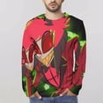 thumbnail image 4 of Hazbin Hotel Alastor Men's Long Sleeve T Shirt 3D Printed Fashion Tee Shirts Top Soft Comfortable Daily Shirt, 4 of 6