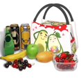 thumbnail image 3 of Balery Avocado Lovers Wearing Umbrella Bolsa de Aislamiento Portátil – Bolsa de Almuerzo con Forro de Aluminio Mejorado, Funda Impermeable y Fácil de Limpiar para Picnic y Caja de Almuerzo, 3 of 6