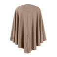 thumbnail image 3 of Women's Elegant Shawl Wraps Soft Open Front Poncho Sweater for Spring Fall Winter Camel, 3 of 3