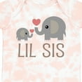 thumbnail image 4 of Inktastic Little Sister Elephant Girls Baby Bodysuit, 4 of 5