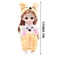 thumbnail image 3 of Dressable Children's Doll Cute Play Doll 17Cm Size For Kids Imaginative Pretend Play And Fun, 1Pc Dressable Toy Perfect For Home Decoration, Bedroom Display,, 3 of 8