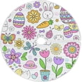 thumbnail image 1 of FMSHPON Easter Xmas Christmas Tree Skirt Stand Mat for Holiday Party Decoration Indoor Outdoor 48 inches, 1 of 6