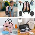 thumbnail image 5 of Yuyamidu Adorable Capybara Backpack for School with Lunch Bag Primary School Bookbag Set for Girls 5th Grade Large Capacity Lunch Handbag Pencil Case 4pcs School Bag Set for 8-10 Kids, 5 of 6