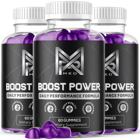 Boost Power Gummies Advanced Formula All Natural Vitamin Supplement BoostPower 180 Gummies