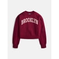 thumbnail image 5 of Weekend Academy Girls Graphic Print Fleece Sweatshirt, Sizes 4-18, 5 of 5