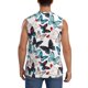 thumbnail image 4 of Balery Butterfly Camisetas sin mangas para hombre, absorbe la humedad y protege contra el mal olor.-Large, 4 of 7