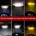 thumbnail image 2 of 6000LM LED Moto Light Bulbs H4 BA20D LED Motorcycle Headlight Bulbs White Yellow Lamp Fog Lights Headlamp, 2 of 5