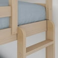 thumbnail image 6 of Now Furniture Wooden Twin over Full Bunk Bed for Kids, Textured Natural, 6 of 7