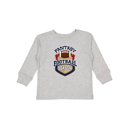 

Inktastic Fantasy Football Season Boys Long Sleeve Toddler T-Shirt