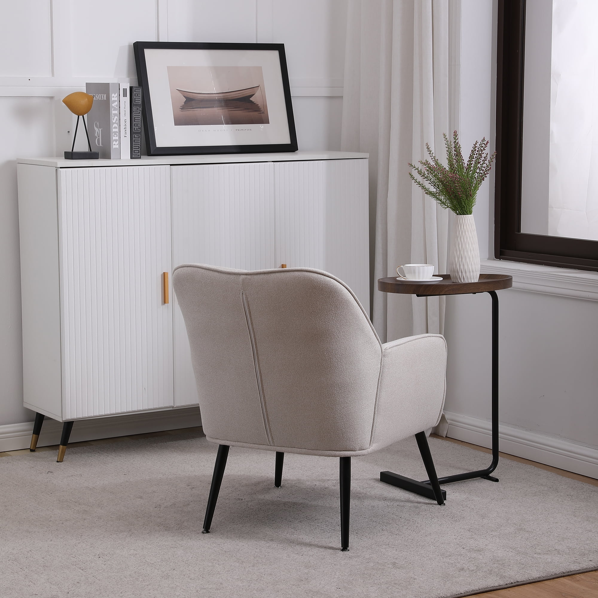 Kadyn 31" Armchair, Single Sofa Chairs for Living Room, Beige Lounge Chair Kadyn 31" Armchair, Single Sofa Chairs for Living Room, Beige Lounge Chair