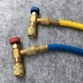 thumbnail image 3 of 2 Pcs Refrigerant Filling Safety Valve Quick Coupler Air Conditioning R410a R22 Connector Adapters, 3 of 5