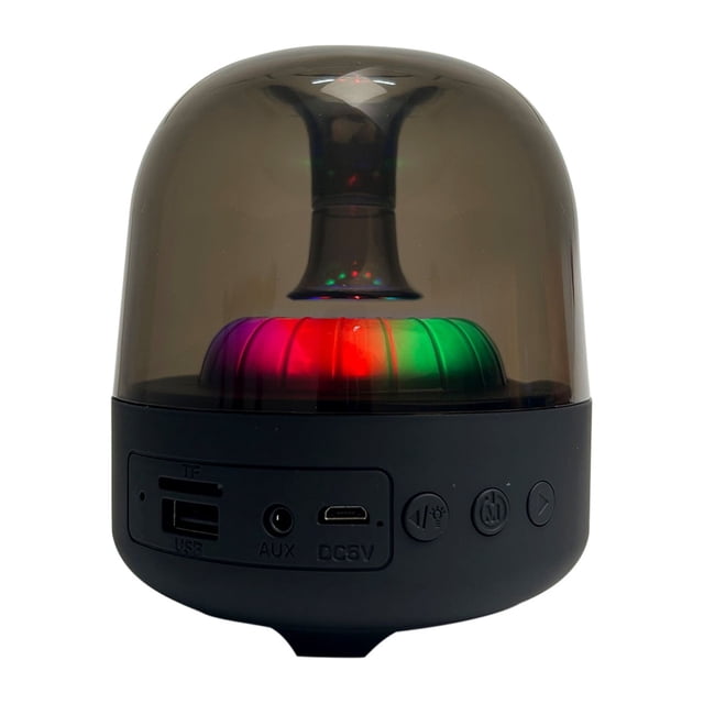 NARABB Haut-Parleur Bluetooth Sans Fil en Verre pour Bureau Mini Ordinateur Caisson de Basses Audio Bluetooth
