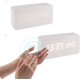 thumbnail image 5 of Reloj despertador LED de madera - Reloj digital con apariencia de madera - Reloj despertador matutino táctil con función de fecha, hora y temperatura - Rectángulo blanco y LED blanco oso de fresa Electrónica, 5 of 5