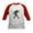 Red/White, variant on CafePress - PEACE UP Baseball Jersey - Kids Cotton Baseball Jersey, 3/4 Sleeve Shirt