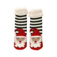 thumbnail image 2 of Hot Sales Women Socks Under $5 GIJNRIUIUA Black Crew Socks Winter Christmas Fuzzy Slipper Socks with Grips Cozy Holiday Indoor Socks for Women(One Size) Ankle Socks, 2 of 9