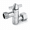 Chrome, variant on PLERISE Shower Head Elbow Adapter, 360° Adjustable Swivel Metal Shower Arm Connector, Chrome, G1/2 Standard Thread