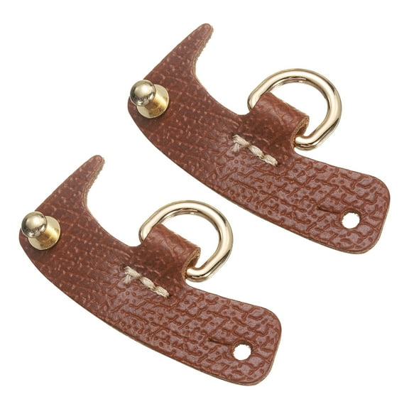 2pcs Purse Straps Replacement Leather Crossbody Shoulder Strap or Making Handbag Wallet Brown