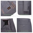 thumbnail image 4 of P&L Men's Suits Classic Fit 2 Piece Business Blazer & Pleated Pants, 4 of 5
