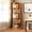 5 + Wood + Nature + Study + Vertical + Modern + Wood + MDF + MDF, variant on 5 Tier Rotating Bookshelf, 360° Display Round Spinning Bookshelf, Space-Saving, Small Space Rotating Bookshelf Tower for Bedroom, Living Room, Home, Office, Wood Color