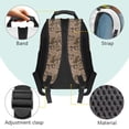thumbnail image 4 of Pzuqiu Brown Camo Bow Kids Backpack Set with Lunch Bag for Kids Girls Schoolbag and Lunch Box Set of 4 Pencil Case Water Bottle Carrier Elementary School Bookbag Lunchbox, 4 of 7