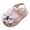 Purple, variant on EnJoCho Toddler Baby Girl Cute Sandals Solid Color Breathable Shoe Dew Toe Shoe Bag Head Sandals Girl Sandals Baby Soft Shoe Covers Sandals for 0 to 2 Years
