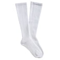 thumbnail image 5 of Graduated Compression Diabetic Calf Sock, White, Large, 5 of 5