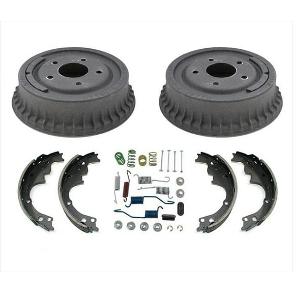 Brake Drums Brake Shoes Springs 4pc Fits For Chevrolet Monte Carlo SS 1978-1988