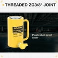 thumbnail image 5 of LCyindu 20T Hydraulic Cylinder Long Jack 4"(100mm) Stroke Solid Single Acting Hydraulic Long Ram Cylinder Hydraulic Lifting Cylinders for Shipbuilding Bridge Construction(20T 4Inch), 5 of 7