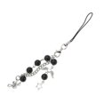 thumbnail image 5 of Unique Bargains 1 Pc Handbag Charms Keychains Beads Five-pointed Star Bag Accessories Black, 5 of 5