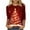 Red, variant on MaFYtyTPR Christmas Clothes for Women Fashion Women's Casual Christmas Tree Printed Round Neck 3/4 Sleeve T-shirt Pink S