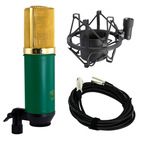 MXL V67G w/ Shockmount & 20-foot XLR Cable Bundle