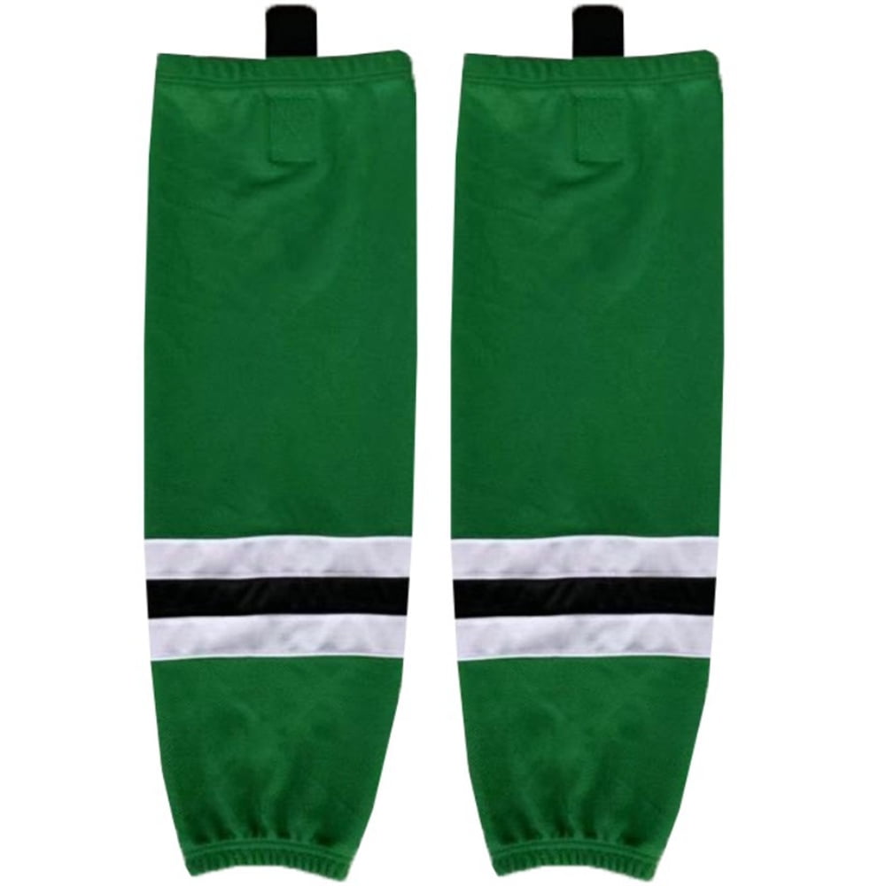 Green Series Ice Hockey Socks For Youth And Adult Outdoor Sports Hockey Training Socks