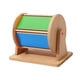 thumbnail image 3 of Tambor giratorio con espejo, juguete de madera para desarrollar la motricidad fina en preescolar, con forma de tambor rodante y arcoíris, ideal para b, 3 of 9