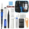 thumbnail image 1 of Kit de soldador Herramienta de soldadura de temperatura ajustable 15 en 1, 1 of 7