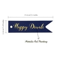thumbnail image 5 of Inkdotpot Real Gold Foil Happy Diwali Tags Favor Hang Paper Tags 100 Pieces, 5 of 6