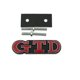 thumbnail image 1 of 3D Metal Sticker GTD Front Grille Emblem Rear Trunk Stickers For GTD Golf 2 4 5 6 7 R MK2 MK3 MK4 Car Accessories New Arrival, 1 of 4