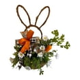 thumbnail image 3 of 19.69 '' Corona de Pascua, Guirnaldas Adorno de puerta colgante Guirnalda de flores artificiales para celebración Decoración para el hogar Foto Sunnimix Corona colgante de puerta delantera, 3 of 8