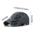 thumbnail image 2 of HNMKIU Sport Cap with Breathable Mesh Design for Low Profile Comfort Adjustable Strap Quick Drying and Machine Washable Visor Dark Gray,One Size, 2 of 2