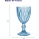 thumbnail image 2 of Juego de 6 Copas de Vidrio de Vidrio 240 ml, Azul, 2 of 5