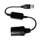thumbnail image 3 of Adaptador convertidor de coche con puerto USB a toma de encendedor de 12 V, cable de alimentación hembra, 3 of 5