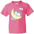 thumbnail image 3 of Inktastic Unicorn Moon Youth T-Shirt, 3 of 5