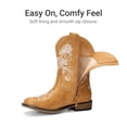 thumbnail image 6 of DREAM PAIRS Girls' Cowboy Boots, Mid Calf Western Cowgirl Boots with Floral Embroidery for Toddler, Little & Big Kids, 6 of 6
