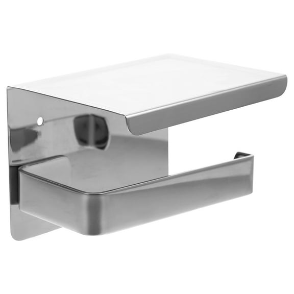 Raindrops Stainless Steel Wall-Mounted Toilet Paper Holder, Bathroom Accessory, 5.42x3.93x3.85in, 1 Set